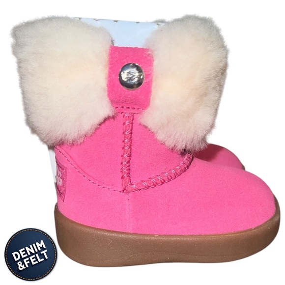 Ugg Baby/Toddler/Children’s Pink Ramona Snow Boots/Booties | NEW!!🩷🩷 - Picture 8 of 16